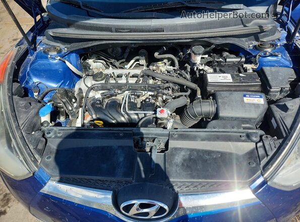 KMHTC6AD6HU317211 2017 HYUNDAI VELOSTER Синий Вид подкапотного пространства