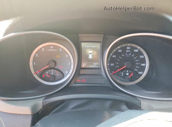 5XYZU3LB6GG357035 2016 HYUNDAI SANTA Синий Вид задних сидений