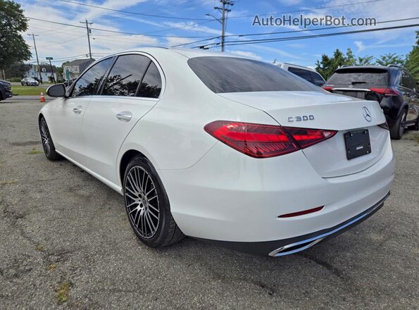 W1KAF4HB4PR082861 2023 MERCEDES-BENZ C-CLASS White Передня права чверть