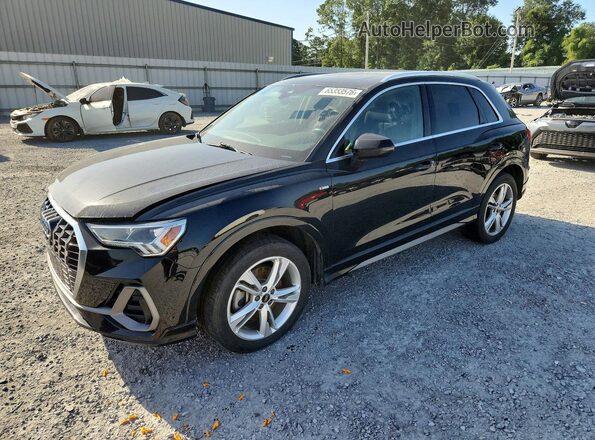 WA1EECF32N1146082 2022 AUDI Q3 Black Հետևի ձախ
