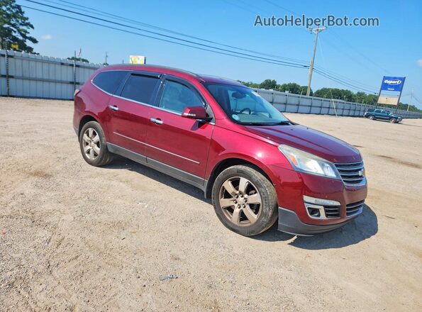 1GNKRJKD6GJ219190 2016 CHEVROLET TRAVERSE Red Front view