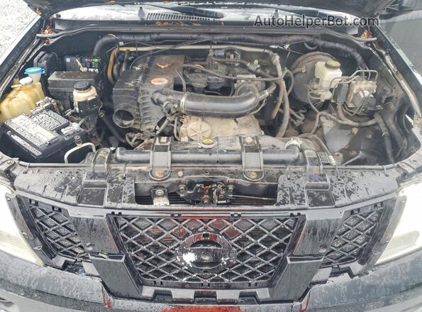 1N6BD0CT7GN799594 2016 NISSAN FRONTIER Black Vista del compartimento del motor