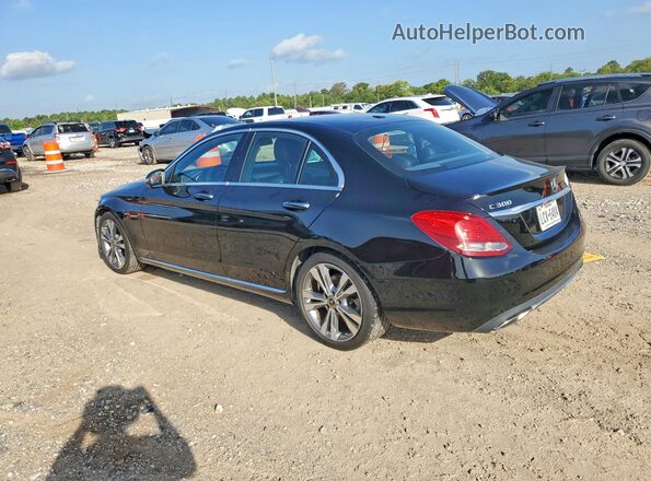 55SWF4JB9JU252637 2018 MERCEDES-BENZ C-CLASS Black Задня права чверть