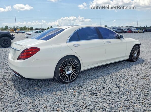 WDDUG6GB8JA361694 2018 MERCEDES-BENZ S White Передня права чверть