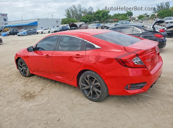 2HGFC2F50GH550421 2016 HONDA CIVIC Red Tył prawy