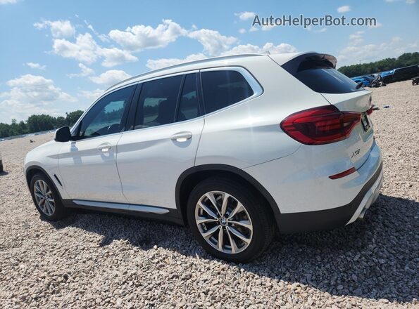 5UXTR7C55KLE94698 2019 BMW X3 White უკანა მარჯვენა