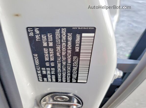 WP1AB2A59MLB36229 2021 PORSCHE MACAN Gray სალონის 360-გრადუსიანი ხედი