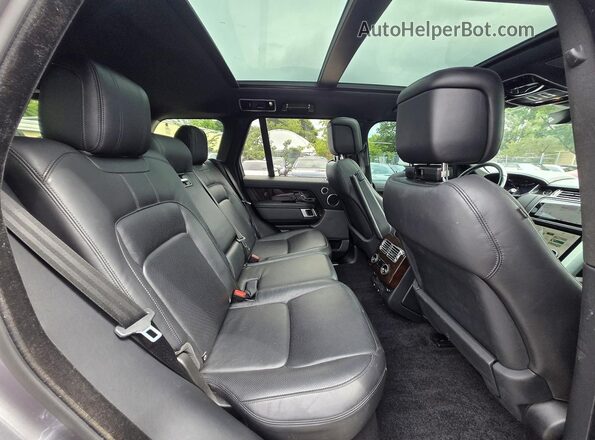 SALGS2RUXMA427558 2021 LAND ROVER RANGE Charcoal Widok wnętrza z przodu