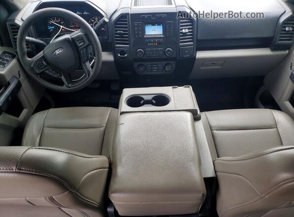 1FTEW1CB0KFD16523 2019 FORD F150 White Widok zestawu wskaźników