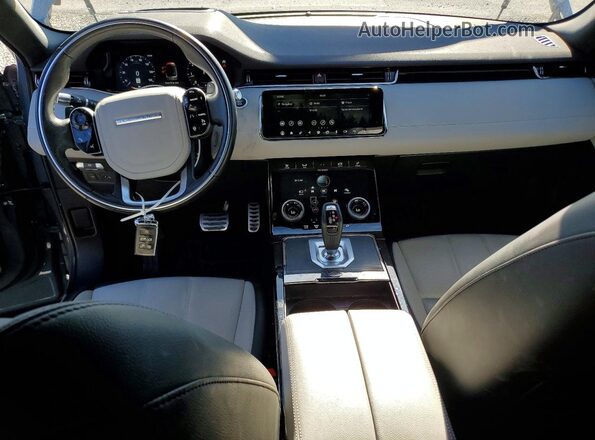 SALZL2FX8LH004990 2020 LAND ROVER RANGE Gray ხელსაწყოთა პანელის ხედი