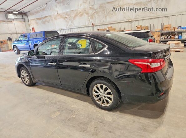3N1AB7AP5JY347059 2018 NISSAN SENTRA Черный Задняя правая четверть