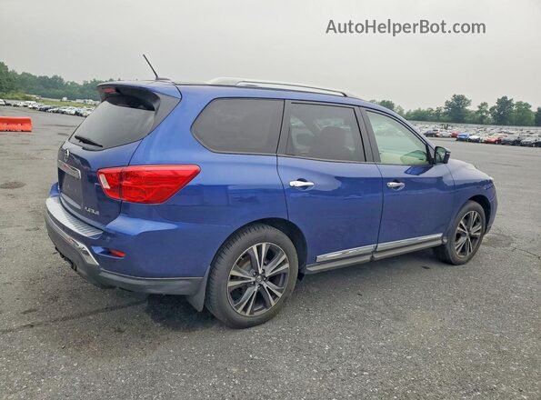 5N1DR2MN0JC620741 2018 NISSAN PATHFINDER Синий Передняя правая четверть