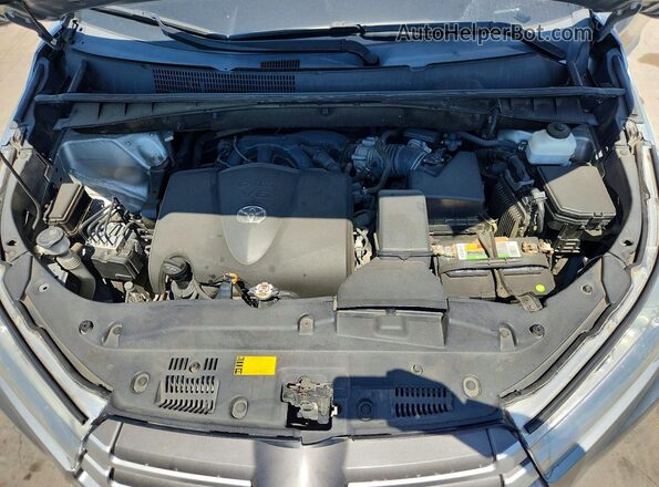 5TDZZRFH8KS295685 2019 TOYOTA HIGHLANDER Silver Вид наклейки з VIN-кодом