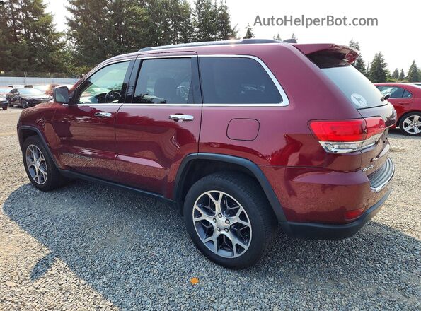 1C4RJFBG9KC665157 2019 JEEP CHEROKEE Maroon უკანა მარჯვენა