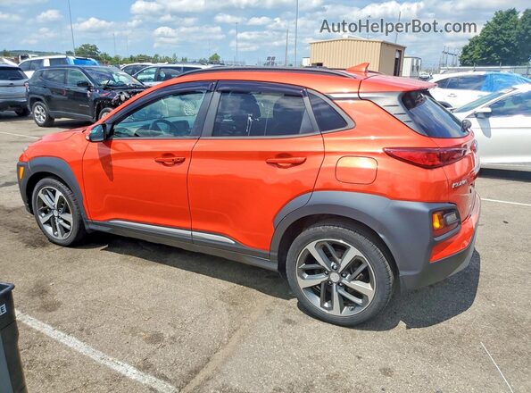 KM8K3CA5XKU364042 2019 HYUNDAI KONA Orange უკანა მარჯვენა