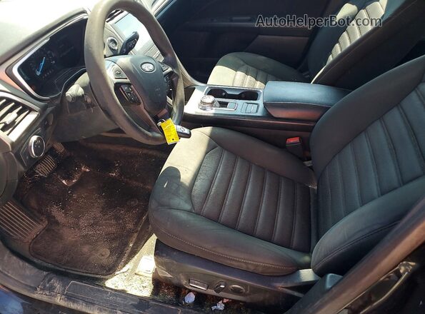 3FA6P0LU4KR109803 2019 FORD FUSION Black Առջևի վահանակի տեսք