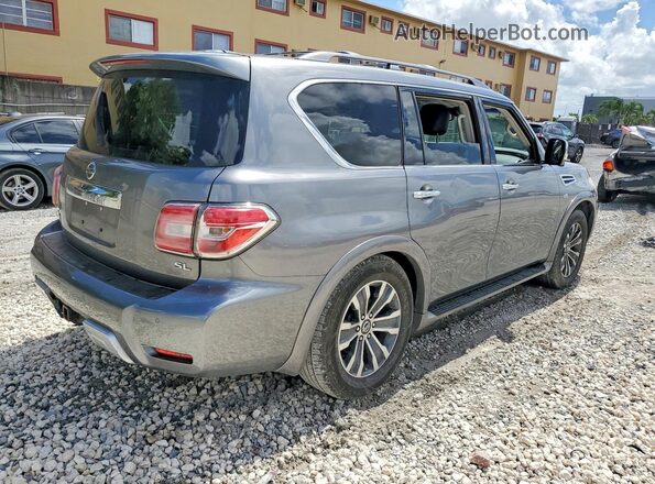 JN8AY2ND2H9000839 2017 NISSAN ARMADA Gray Przód prawy