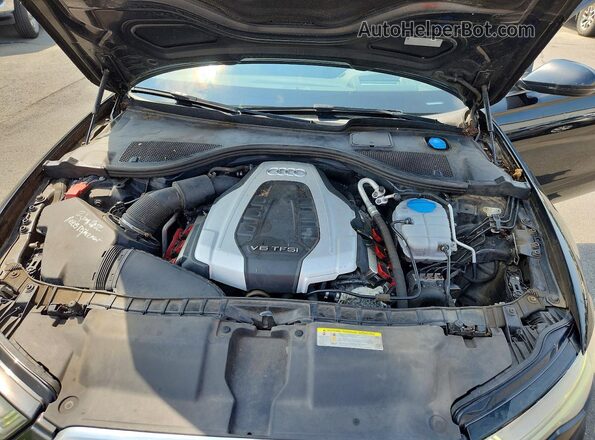 WAUHGAFC8GN007438 2016 AUDI A6 Черный Вид подкапотного пространства