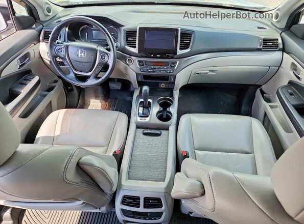 5FNYF5H66HB044735 2017 HONDA PILOT Серебряный Вид щитка приборов