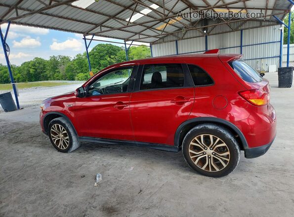JA4AP3AU7HZ012053 2017 MITSUBISHI OUTLANDER Red Հետևի աջ
