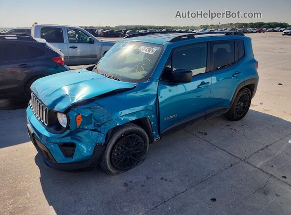 ZACNJAA15LPL35573 2020 JEEP RENEGADE Blue უკანა მარცხენა