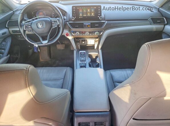 1HGCV3F92KA013997 2019 HONDA ACCORD Серый Вид щитка приборов