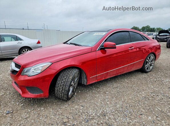 WDDKJ6FB0GF323799 2016 MERCEDES-BENZ E Red Trasero izquierdo