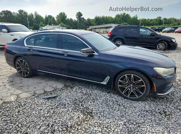 WBA7E2C52GG714486 2016 BMW 7 SERIES Blue Front view