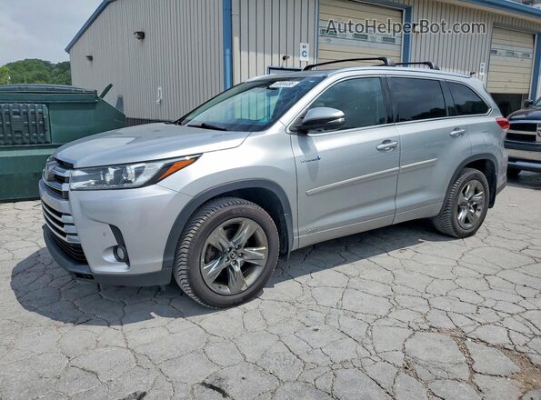 5TDDGRFHXHS024006 2017 TOYOTA HIGHLANDER Silver Tył lewy