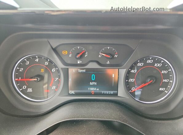 1G1FB1RS5J0122233 2018 CHEVROLET CAMARO Charcoal Vista de los asientos traseros