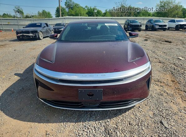 50EA1TEA4RA001997 2024 LUCID AIR Maroon Vista frontal
