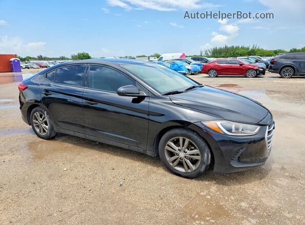 5NPD84LF0JH304791 2018 HYUNDAI ELANTRA Black Vista frontal
