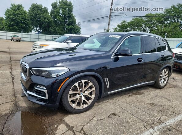 5UXTA6C08M9D53551 2021 BMW X5 Black Հետևի ձախ