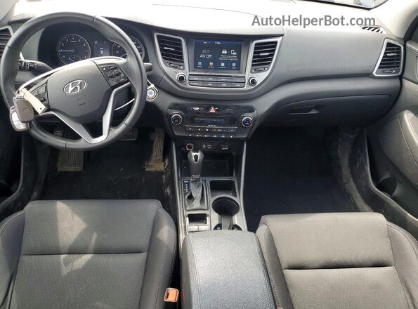 KM8J3CA2XJU757863 2018 HYUNDAI TUCSON Gray Widok zestawu wskaźników