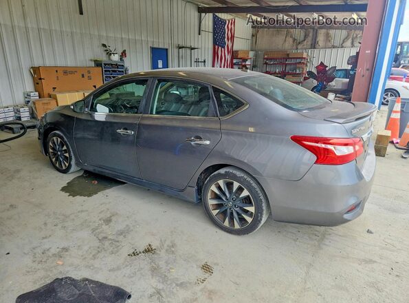 3N1AB7AP6KY315982 2019 NISSAN SENTRA Серый Задняя правая четверть