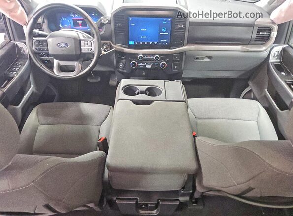 1FTEW3KP9SKE55811 2025 FORD F150 White Widok zestawu wskaźników