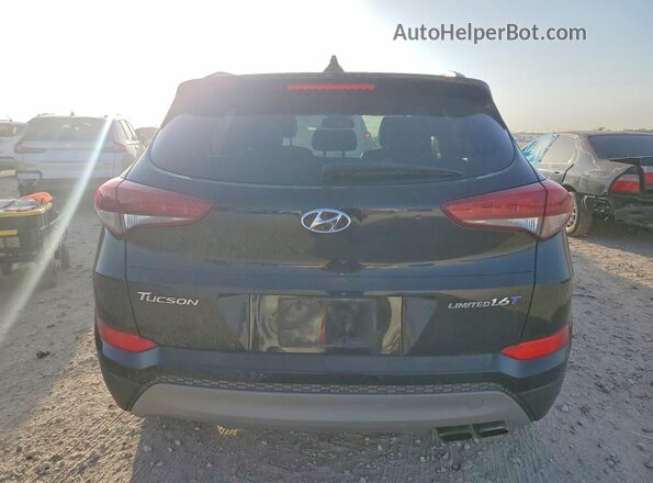 KM8J33A22JU789934 2018 HYUNDAI TUCSON Black Widok wnętrza z przodu
