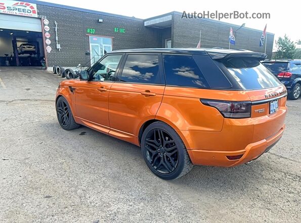 SALWR2KF3GA121731 2016 LAND ROVER RANGE Orange Front right