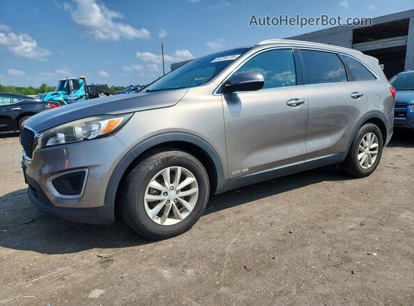 5XYPGDA52HG213131 2017 KIA SORENTO Серый Задняя левая четверть