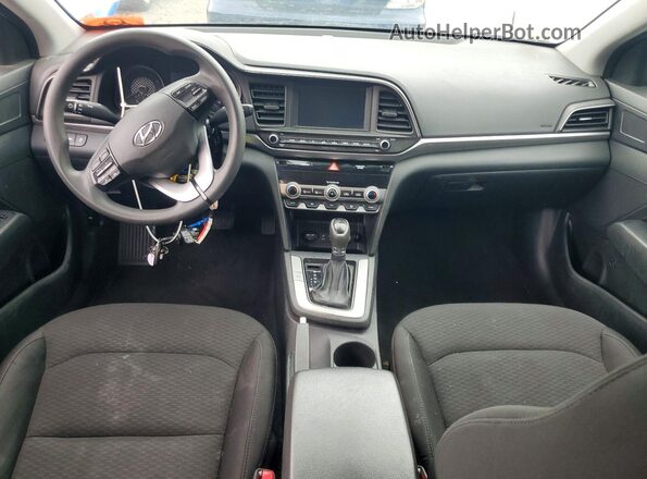 5NPD84LF8LH544853 2020 HYUNDAI ELANTRA White ხელსაწყოთა პანელის ხედი