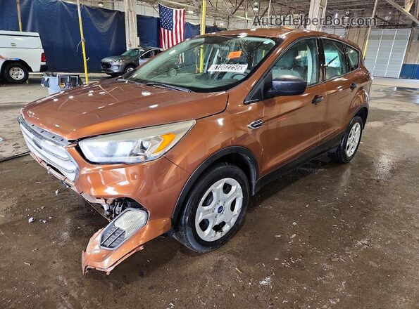1FMCU0F70HUA60544 2017 FORD ESCAPE Orange Задня ліва чверть