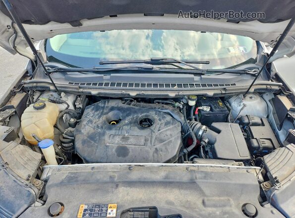 2FMPK3K93HBB59834 2017 FORD EDGE Silver Vista de la etiqueta del VIN