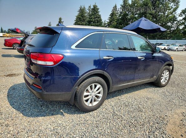5XYPGDA34JG343643 2018 KIA SORENTO Blue Front right