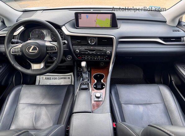 2T2BZMCA5HC070875 2017 LEXUS RX Белый Вид щитка приборов