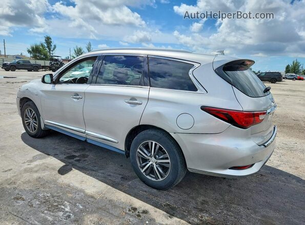 5N1DL0MM4JC505900 2018 INFINITI QX60 Silver Rear right