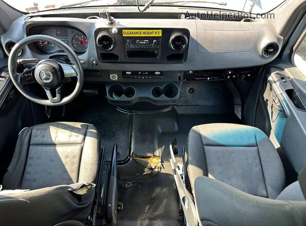WD4PF1CDXKP134242 2019 MERCEDES-BENZ SPRINTER Gray Widok z tyłu