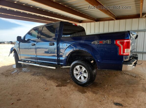1FTEW1E83HKD82159 2017 FORD F150 Синий Задняя правая четверть