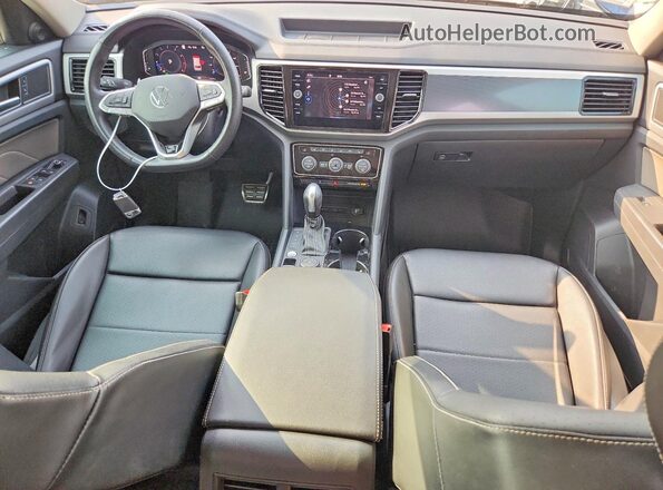 1V2SR2CA0PC544732 2023 VOLKSWAGEN ATLAS Синий Вид щитка приборов
