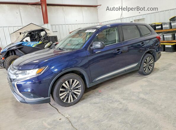JA4AZ3A38KZ005850 2019 MITSUBISHI OUTLANDER Blue Հետևի ձախ
