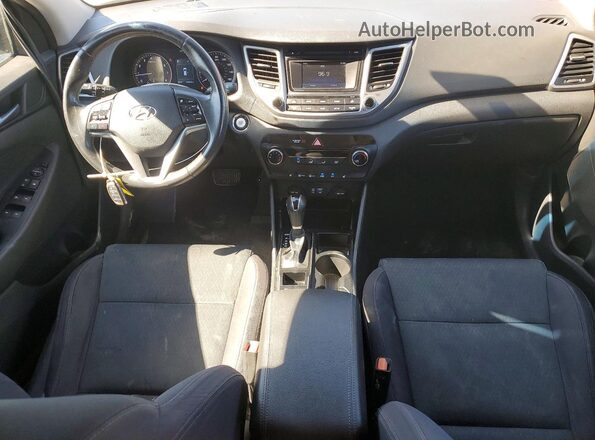 KM8J33A29GU112842 2016 HYUNDAI TUCSON Gray Vista del cuadro de instrumentos